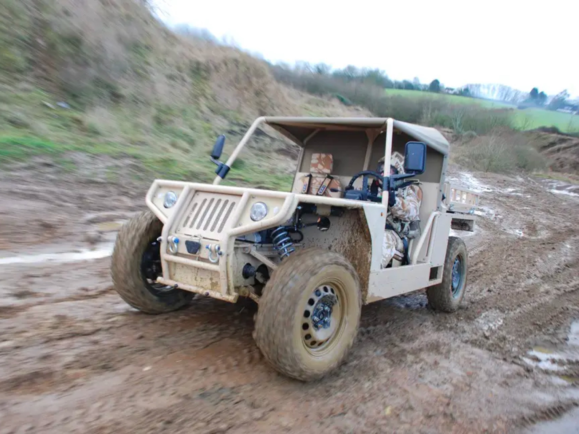 image of car off road driving